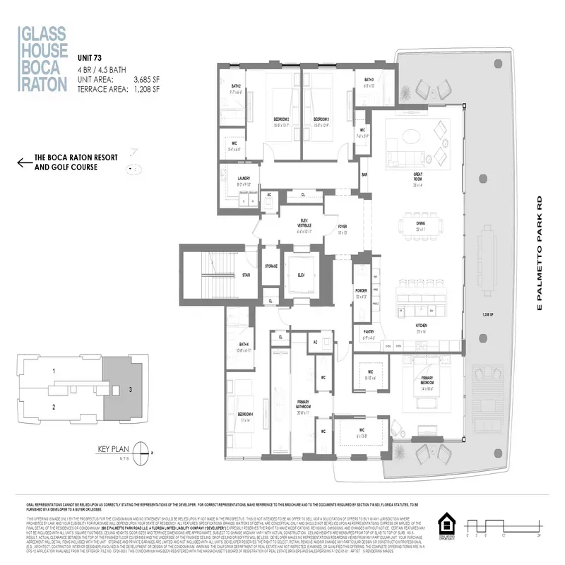 Glass House Boca Raton floor plan 7