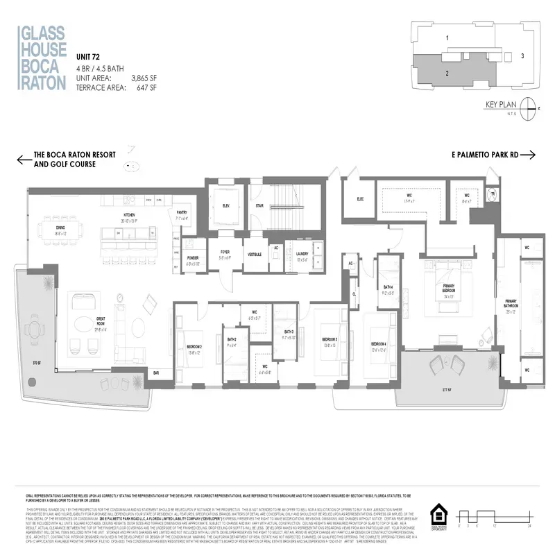 Glass House Boca Raton floor plan 8