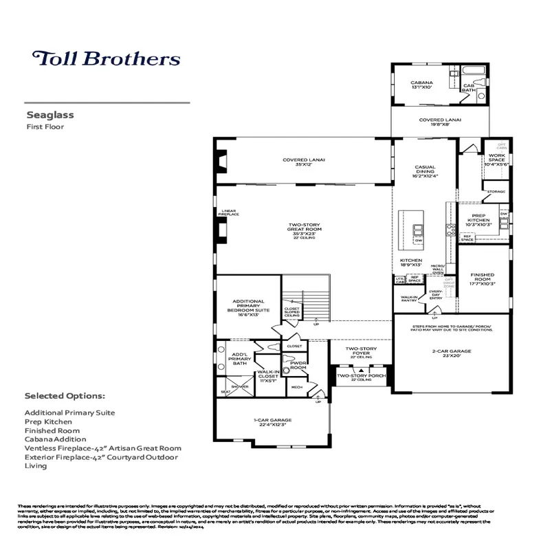 Meravita at Boca Raton floor plan 1