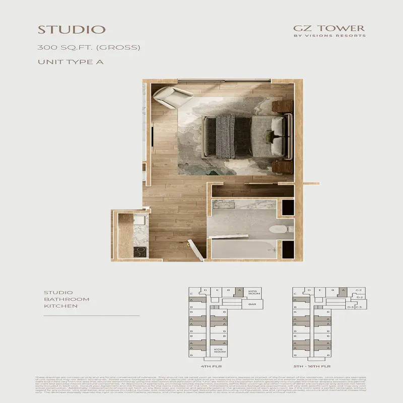 GZ Tower by Visions Resorts floor plan 6