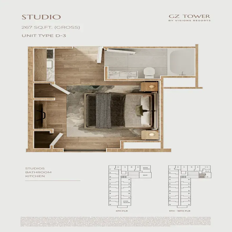 GZ Tower by Visions Resorts floor plan 10
