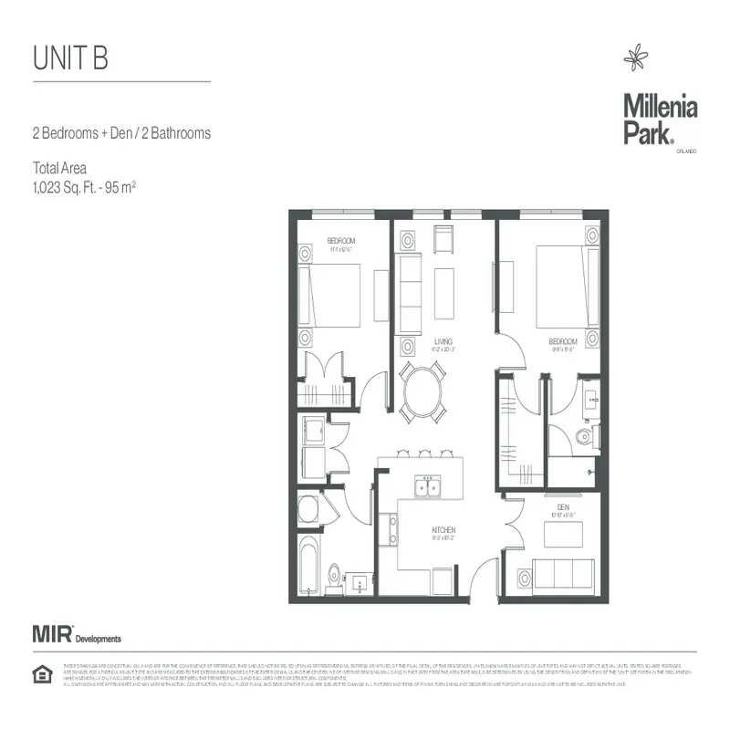 Millenia Park Orlando floor plan 2