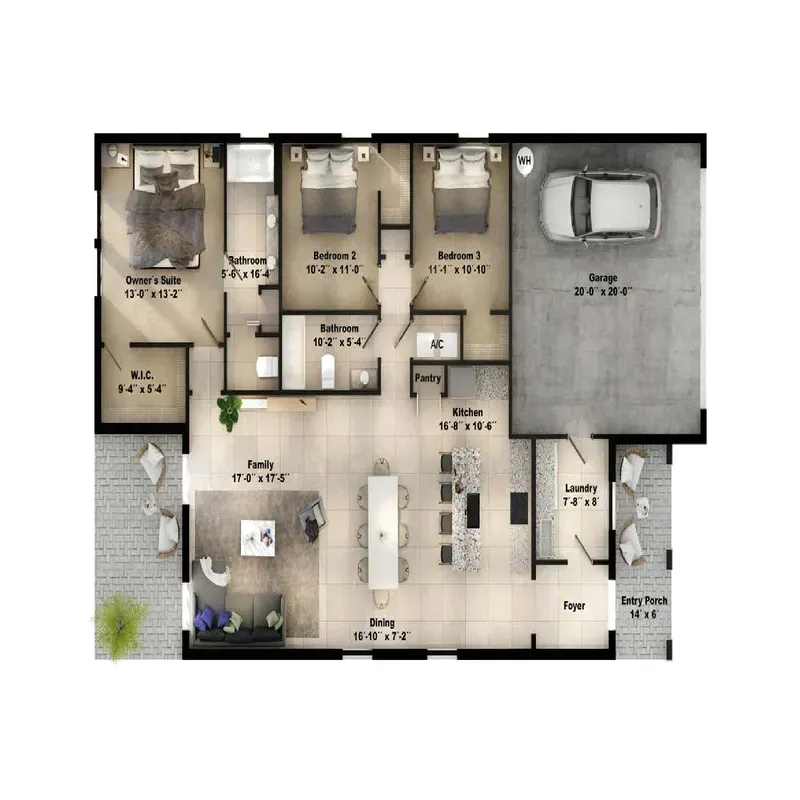 Yucatan Gardens floor plan 3