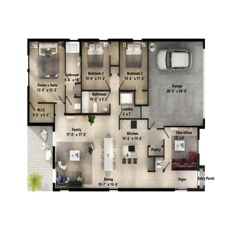 Yucatan Gardens floor plan 4