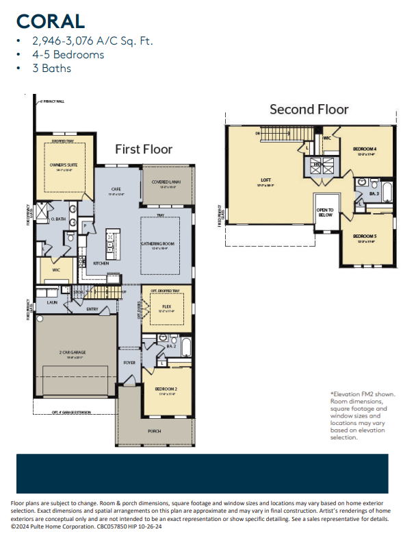The Reserve at Eastpointe floor plan 3