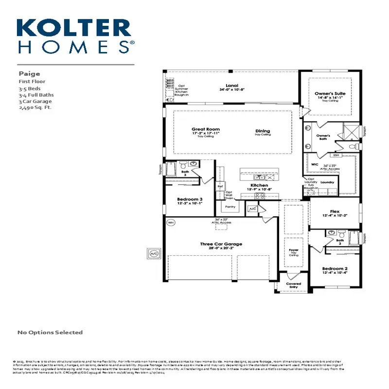 L’Ambiance at Avenir floor plan 4