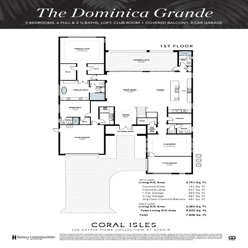 Coral Isles at Avenir floor plan 6