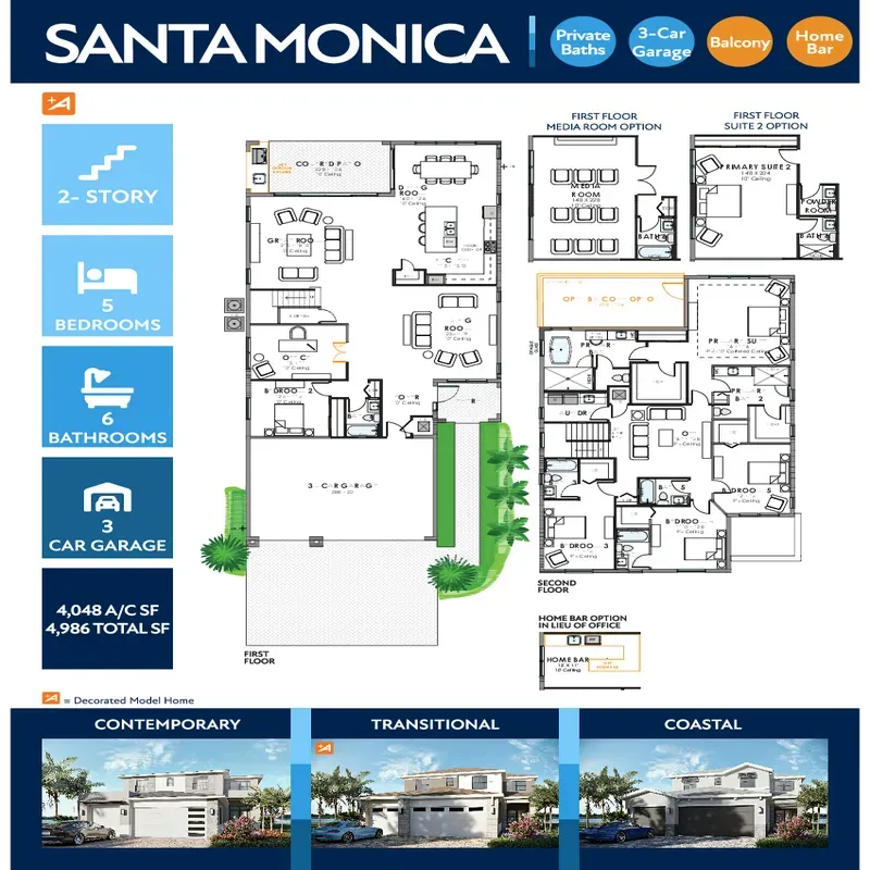 Solana Bay at Avenir floor plan 2
