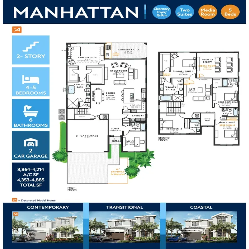 Solana Bay at Avenir floor plan 12