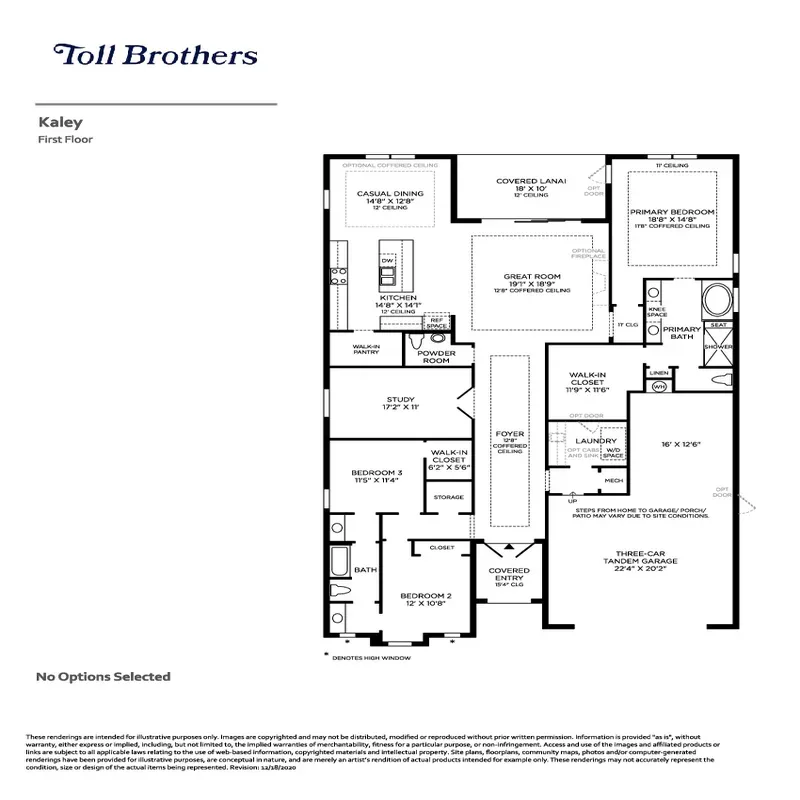 Regency at Avenir floor plan 4