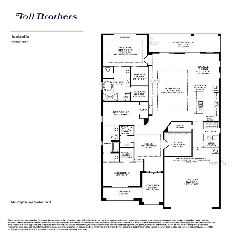 Regency at Avenir floor plan 5
