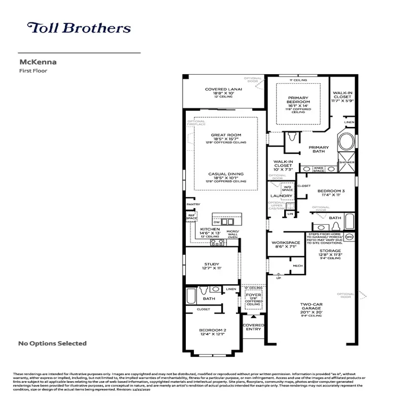 Regency at Avenir floor plan 7
