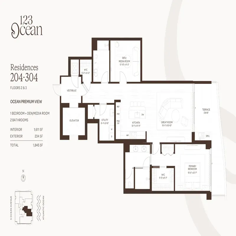 123 Ocean Palm Beach floor plan 5