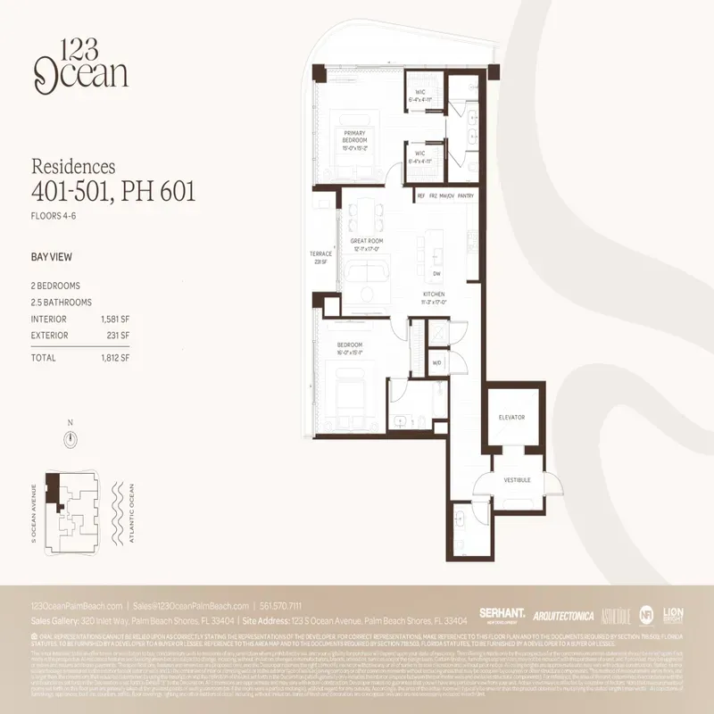 123 Ocean Palm Beach floor plan 14