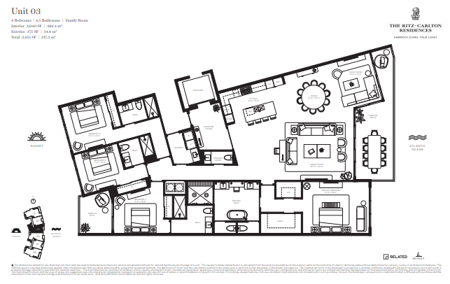 The Ritz-Carlton Residences, Hammock Dunes floor plan 4