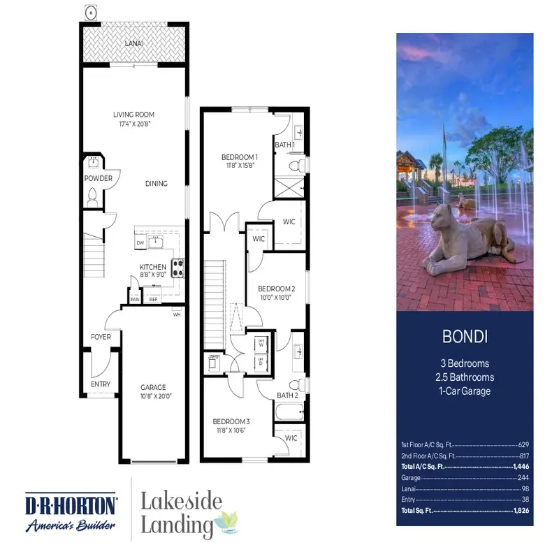 Lakeside Landing floor plan 1