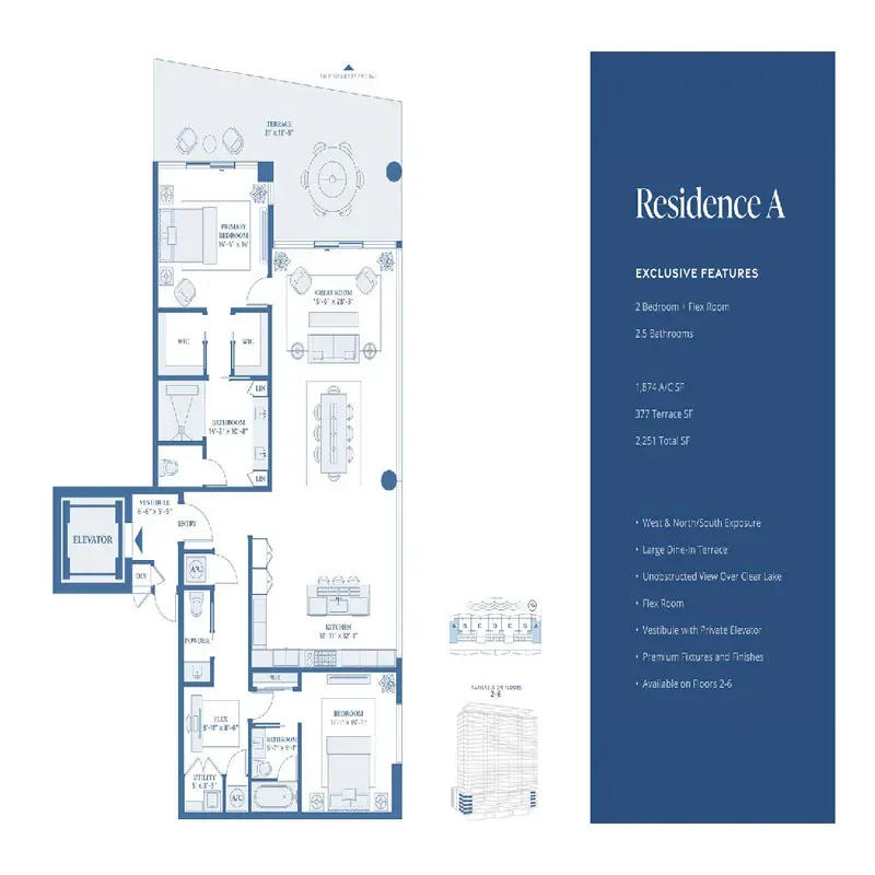 The Berkeley Palm Beach floor plan 4