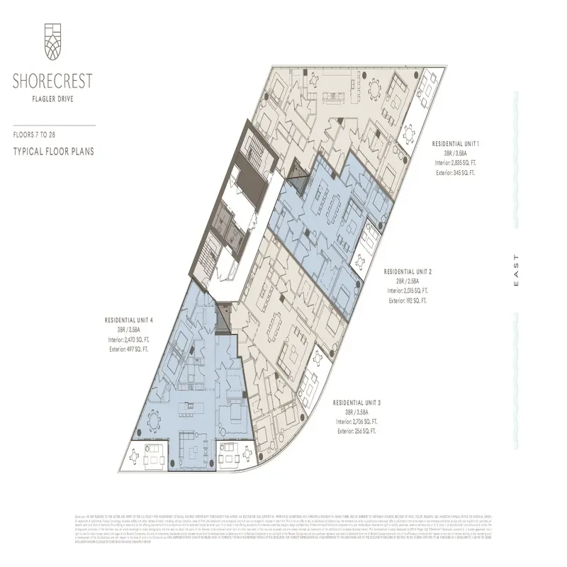 Shorecrest Flagler Drive floor plan 11
