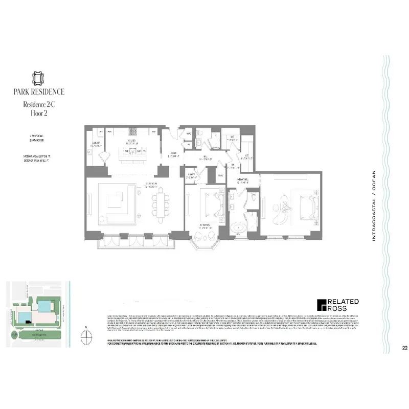 South Flagler House floor plan 3