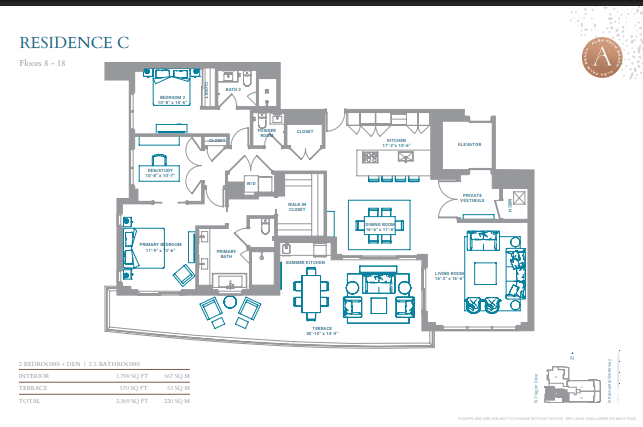 Alba Palm Beach floor plan 5