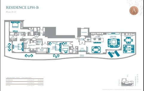 Alba Palm Beach floor plan 8