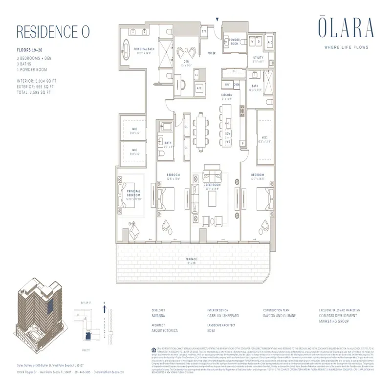 Olara West Palm Beach floor plan 4