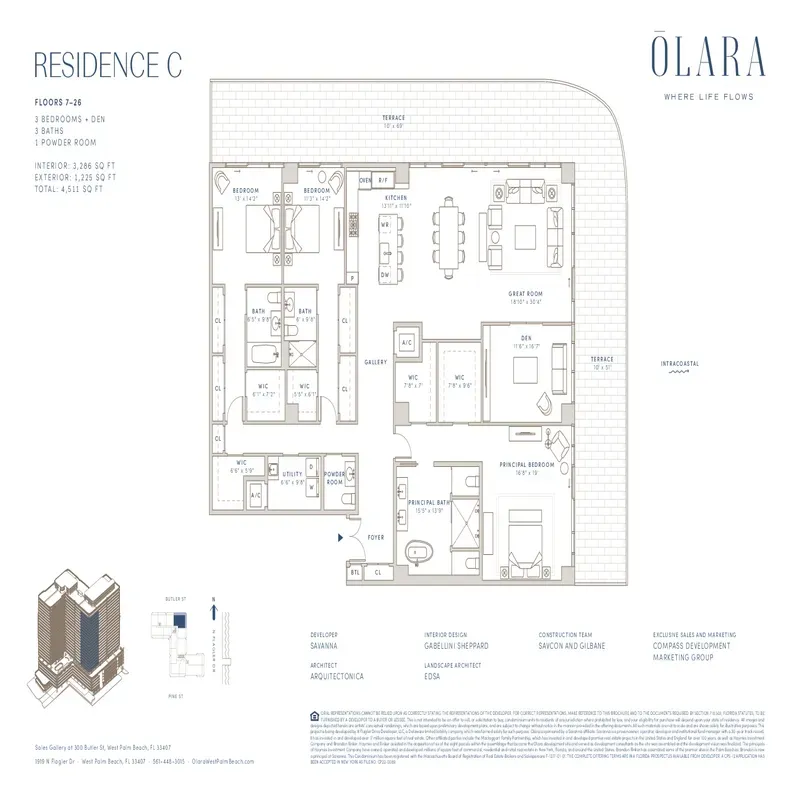 Olara West Palm Beach floor plan 5