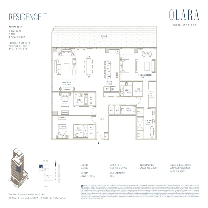 Olara West Palm Beach floor plan 6