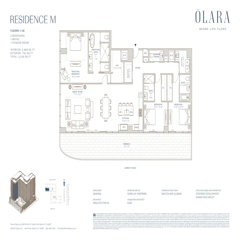 Olara West Palm Beach floor plan 8