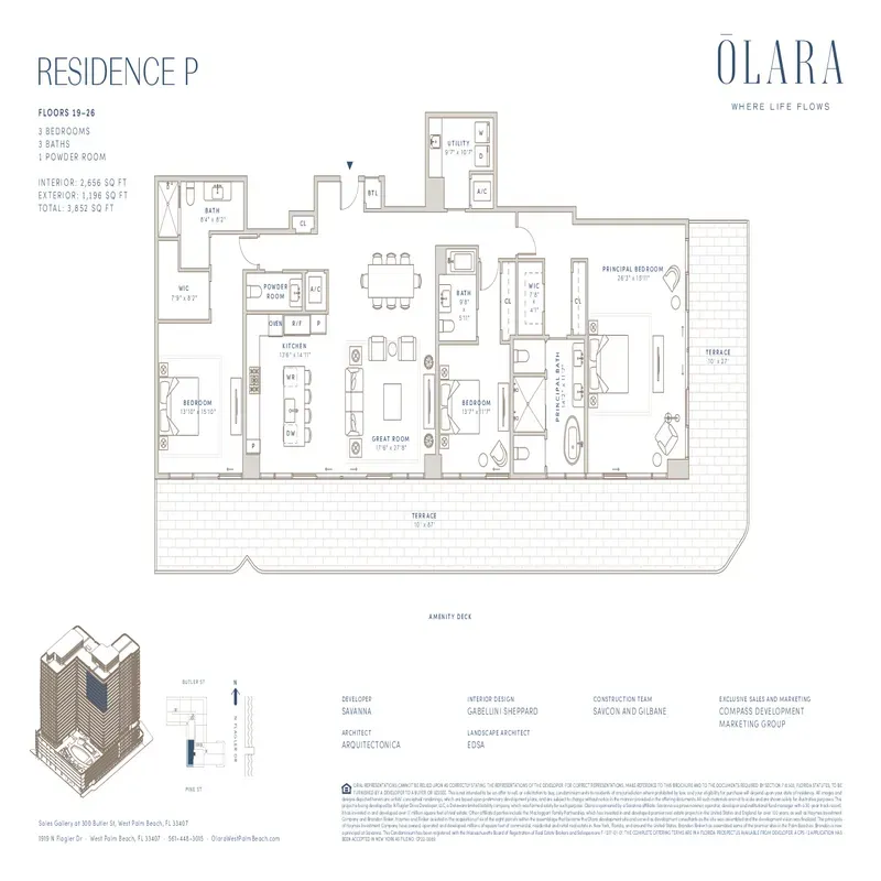 Olara West Palm Beach floor plan 10