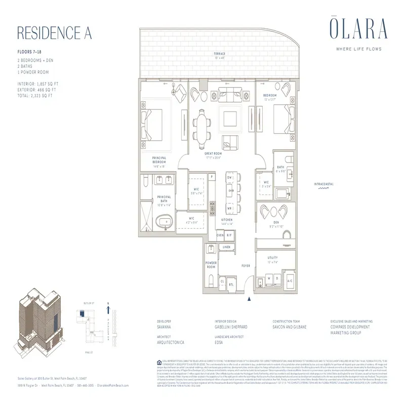 Olara West Palm Beach floor plan 16