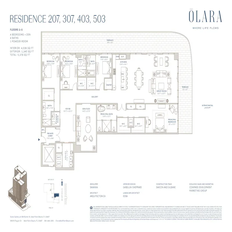 Olara West Palm Beach floor plan 20