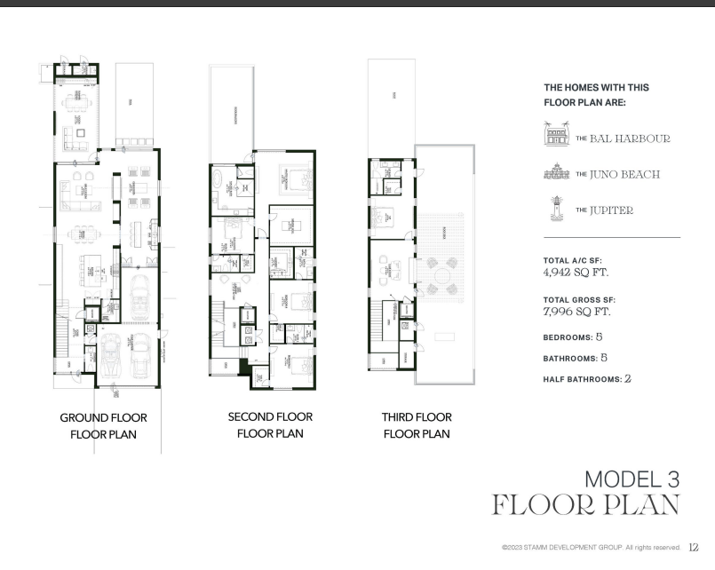 Cache 11 Delray Beach floor plan 1