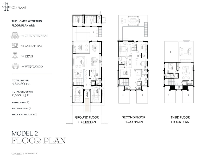 Cache 11 Delray Beach floor plan 2