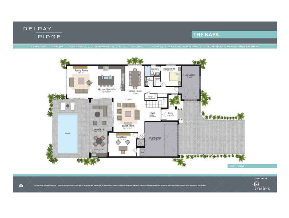 Delray Ridge floor plan 2
