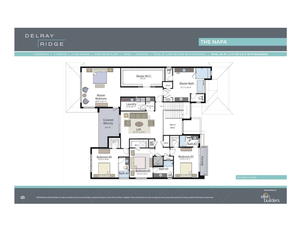 Delray Ridge floor plan 3