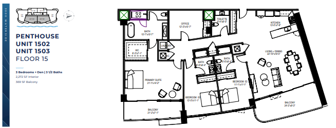 3000 Waterside floor plan 4