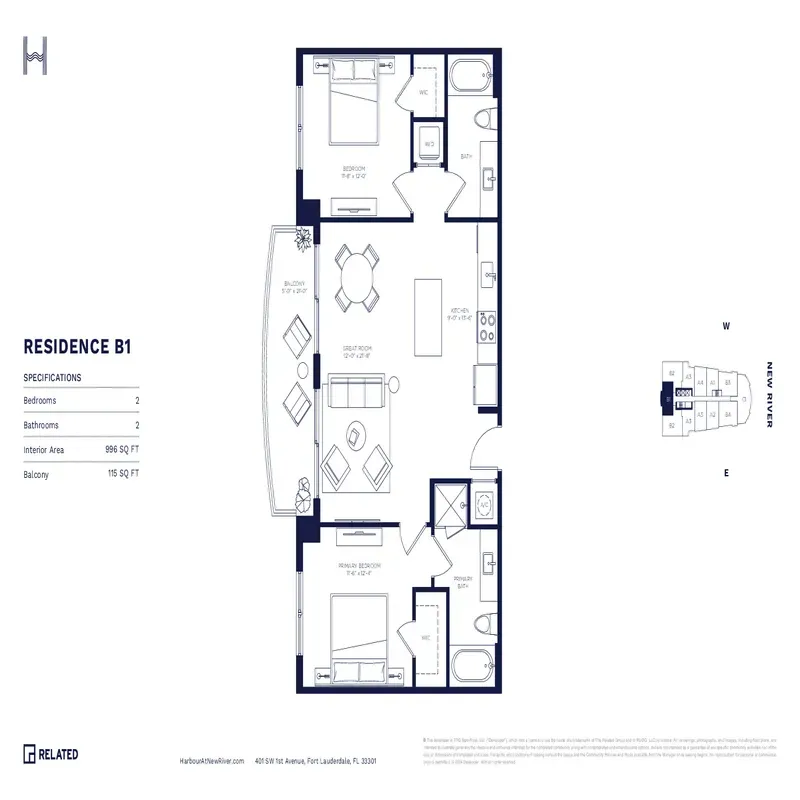 Harbour at New River floor plan 2