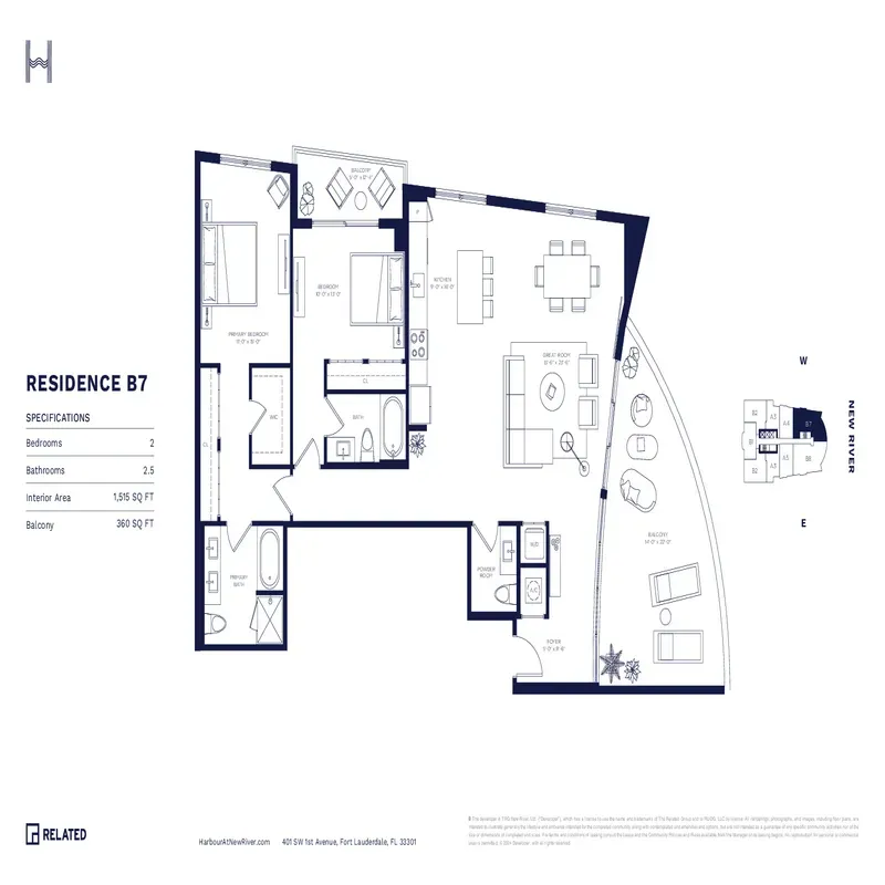 Harbour at New River floor plan 10