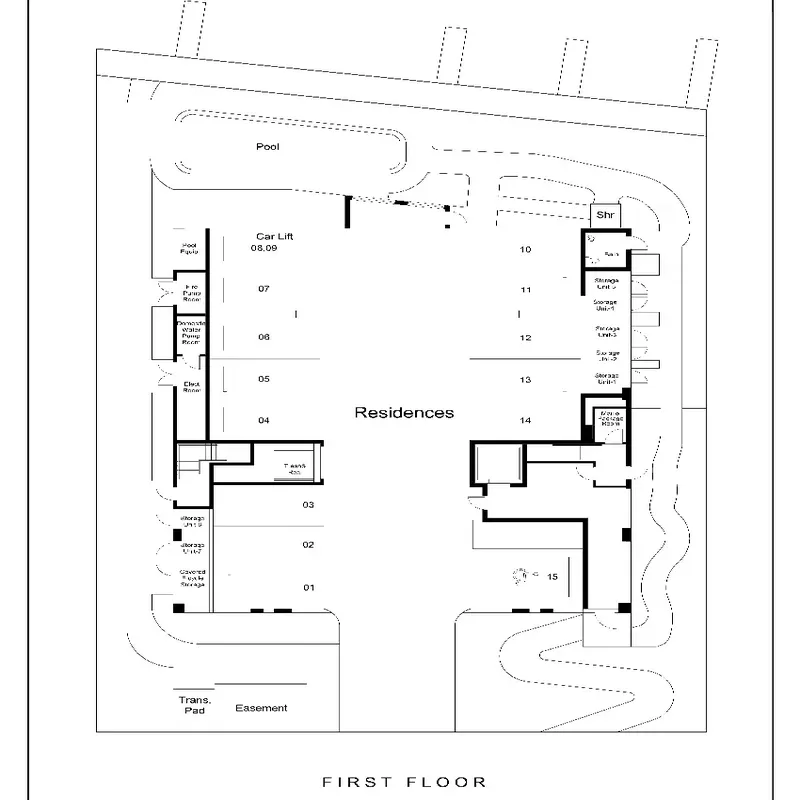 Lumiére Las Olas floor plan 1