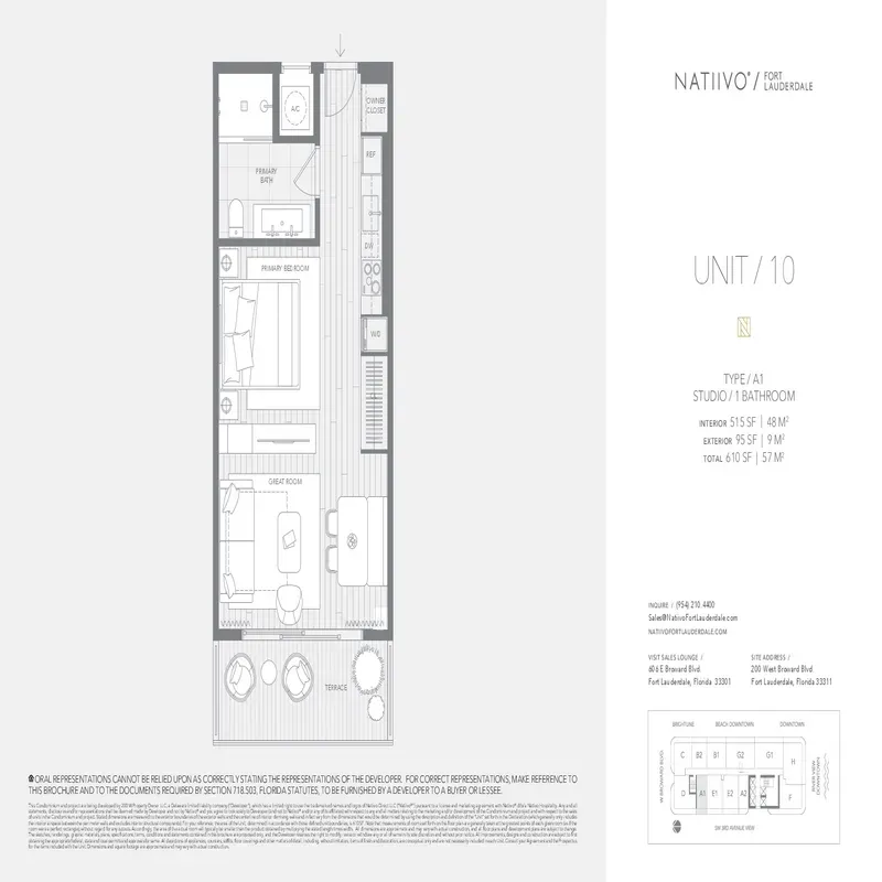 Natiivo Fort Lauderdale floor plan 3