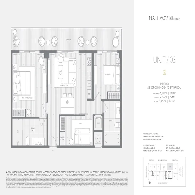 Natiivo Fort Lauderdale floor plan 4