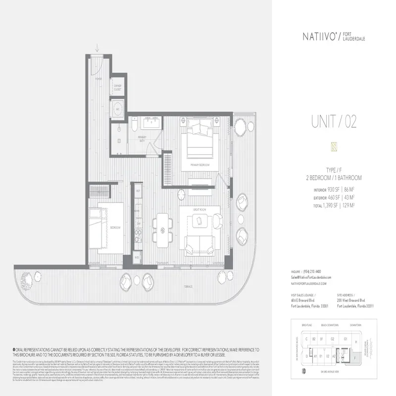Natiivo Fort Lauderdale floor plan 6