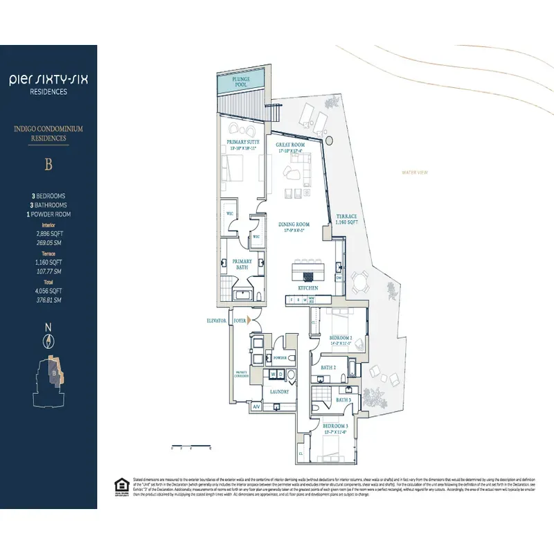 Pier Sixty-Six Residences floor plan 5