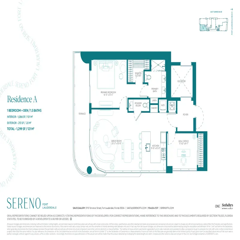 Sereno Fort Lauderdale floor plan 7