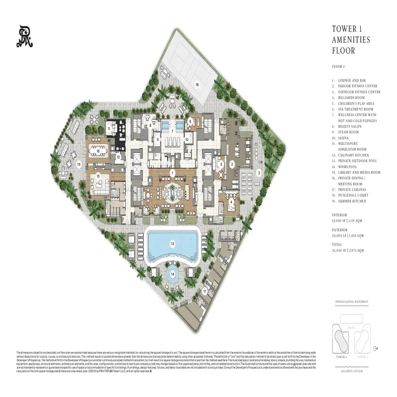 St. Regis Resort & Residences Bahia Mar, FTL floor plan 7