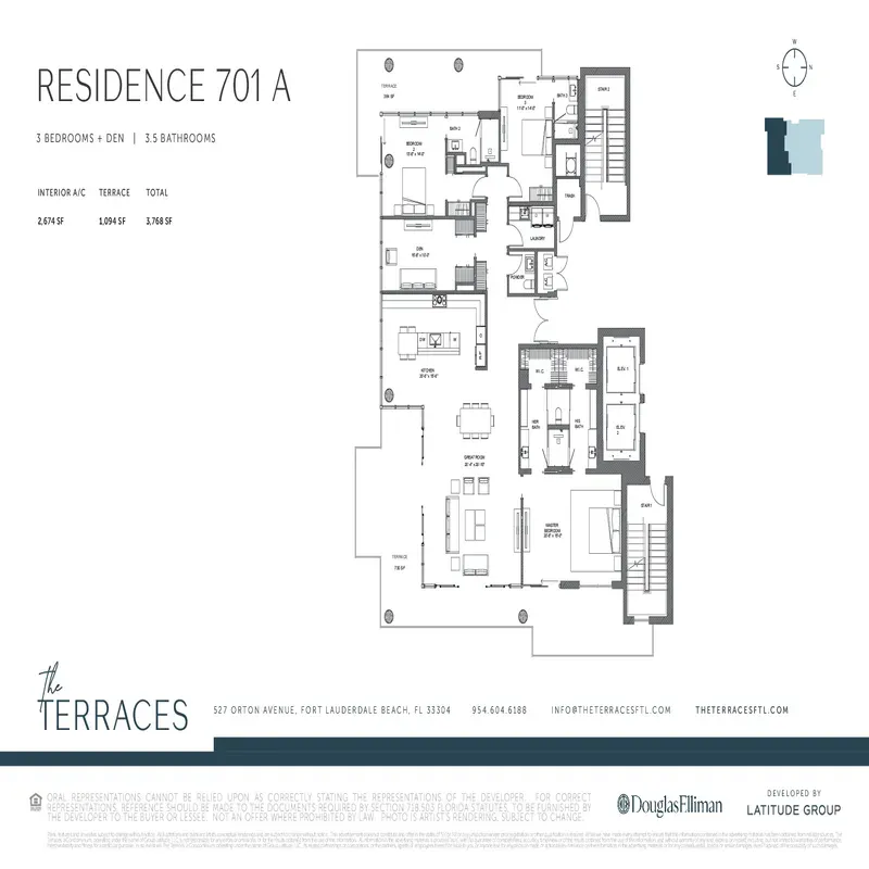 The Terraces floor plan 2