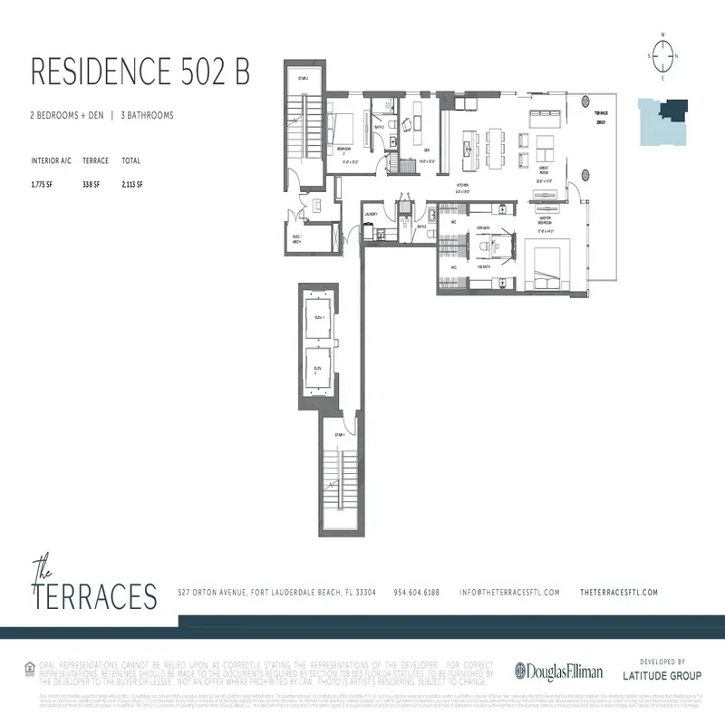 The Terraces floor plan 5
