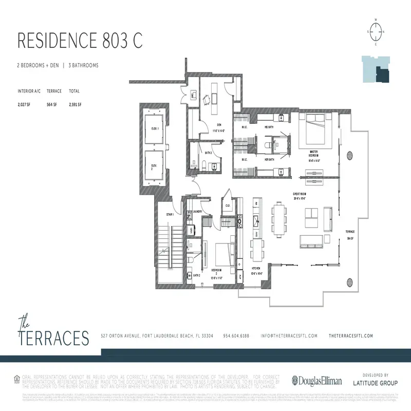 The Terraces floor plan 7