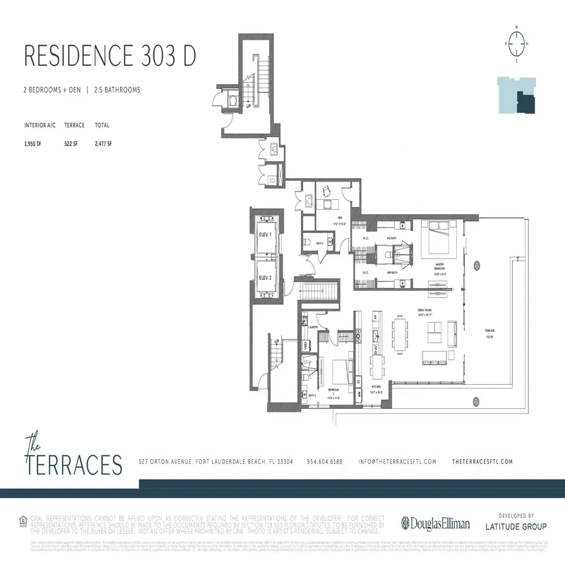The Terraces floor plan 8